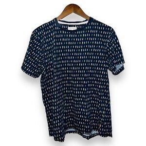 Far Afield Navy Surfboard Print S/S T Shirt Size 3 L